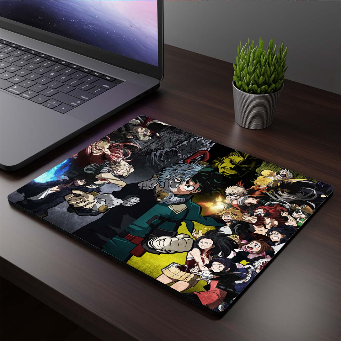 Mousepad cuadrado de My Hero Academia