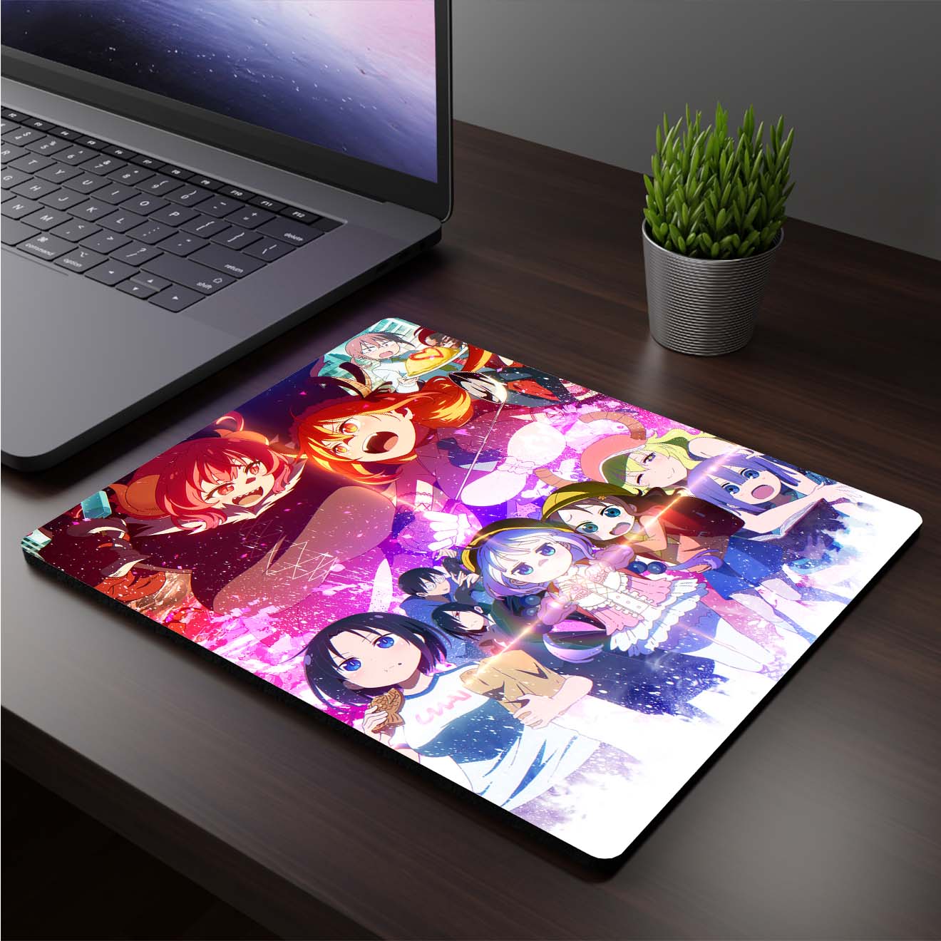 Mousepad cuadrado de Honoka - Kobayashi-san Maid dragon