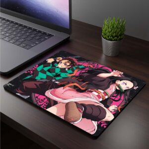 Mousepad cuadrado de Tanjiro y Nezuko - Demon Slayer