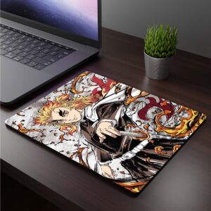 Mousepad cuadrado de Kyojuro Rengoku - Demon Slayer
