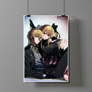 Poster de Aqua y Ruby Hoshino - Oshi no Ko