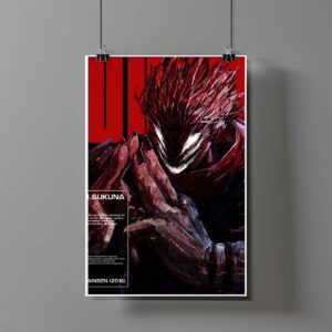 Poster de Ryomen Sukuna - Jujutsu Kaisen