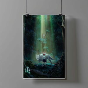 Poster de San - La Princesa Mononoke