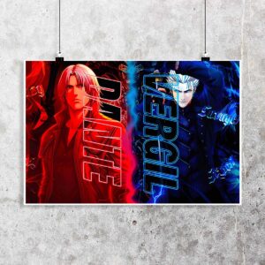 Poster de Dante y Vergil - Devil May Cry