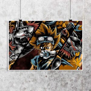 Poster de Tai y Agumon - Digimon Adventure