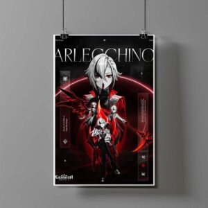 Poster de Arlecchino - Genshin Impact