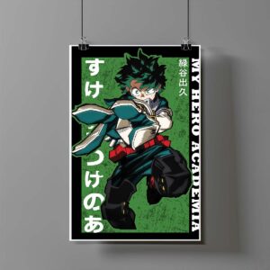 Poster de Izuku Midoriya - My Hero Academia