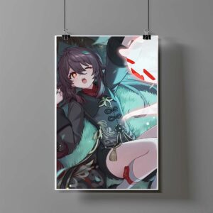 Poster de Hu Tao - Genshin Impact