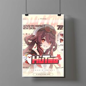Poster de Hu Tao - Genshin Impact