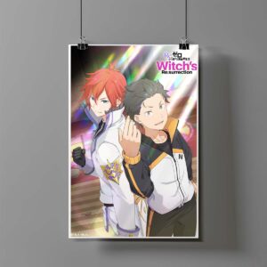 Poster de Subaru y Reinhard - Re:Zero