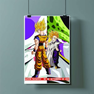 Poster de Goku y Gohan - Dragon Ball Z
