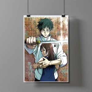 Poster de Yuta Okkotsu y Rika Orimoto - Jujutsu Kaisen 0