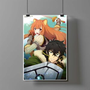 Poster de Naofumi y Raphtalia - The Rising of the Shield Hero