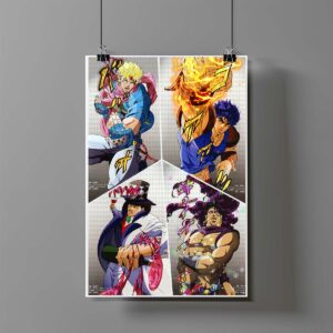 Poster de Protagonistas - JoJo's Bizarre Adventure