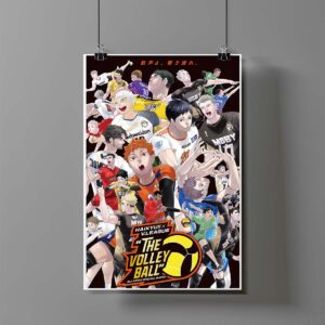 Poster de Shoyo Hinata y equipo - Haikyuu!!