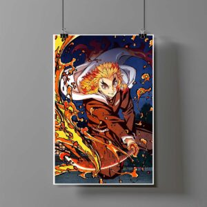 Poster de Kyojuro Rengoku - Demon Slayer