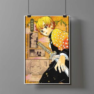 Poster de Zenitsu Agatsuma - Demon Slayer