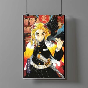 Poster de Kyojuro Rengoku - Demon Slayer