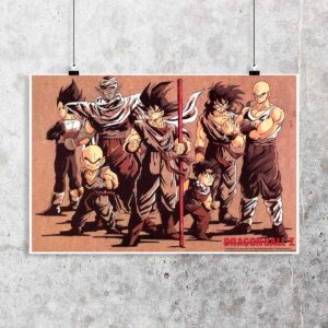 Poster de Goku y amigos - Dragon Ball