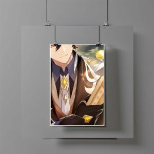 Poster de Zhongli - Genshin Impact