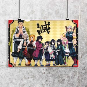 Poster de Pilares (Hashira) - Demon Slayer