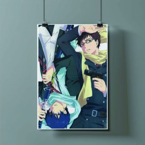 Poster de Rin y Yukio Okumura - Blue Exorcist