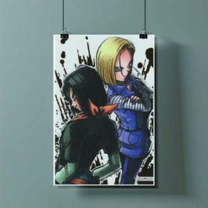 Poster de Androide 17 y 18 - Dragon Ball Z