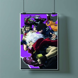 Poster de la Liga de Villanos - My Hero Academia