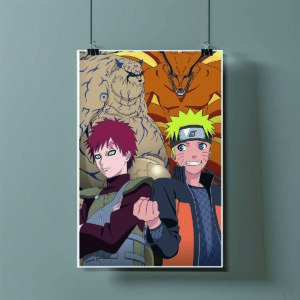 Poster de Gaara y Naruto - Naruto Shippuden