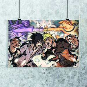 Poster de Naruto y Sasuke - Naruto Shippuden
