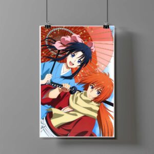 Poster de Kenshin Himura y Kaoru Kamiya - Rurouni Kenshin