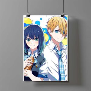 Poster de Akane y Aqua - Oshi no Ko