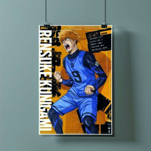 Poster de Rensuke Kunigami - Blue Lock