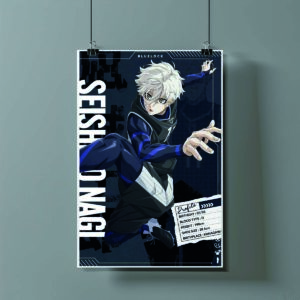 Poster de Seishiro Nagi - Blue Lock