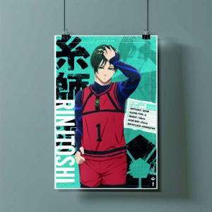 Poster de Rin Itoshi - Blue Lock