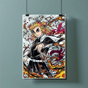Poster de Kyojuro Rengoku - Demon Slayer
