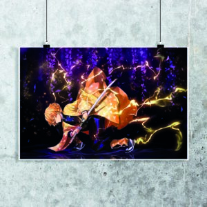 Poster de Zenitsu Agatsuma - Demon Slayer