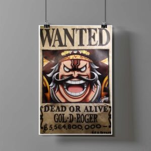 Poster de Gol D. Roger Wanted - One Piece