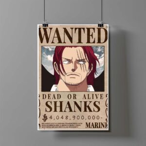 Poster de Shanks Wanted - One Piece