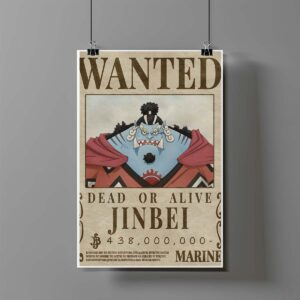 Poster de Jinbe Wanted - One Piece