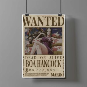 Poster de Boa Hancock Wanted - One Piece