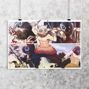 Poster de Inosuke Hashibira - Demon Slayer