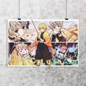 Poster de Zenitsu Agatsuma - Demon Slayer