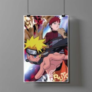 Poster de Naruto y Gaara - Naruto Shippuden