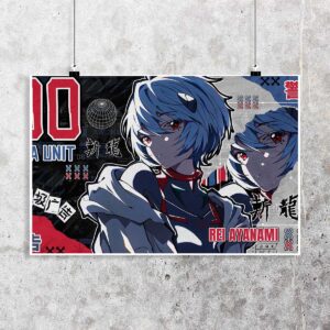 Poster de Rei Ayanami - Neon Genesis Evangelion