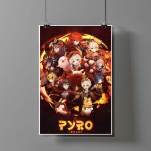 Poster de Pyro - Genshin Impact