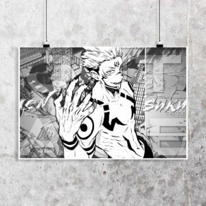 Poster de Sukuna - Jujutsu Kaisen