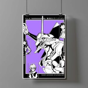 Poster de Shinji Ikari y EVA-01 - Neon Genesis Evangelion