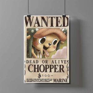 Poster de Tony Tony Chopper Wanted - One Piece