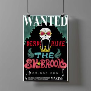 Poster de Brook Wanted - One Piece